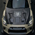 CMST Tuning Carbon Fiber Glass Transparent Hood Ver.2 For Nissan GTR GT-R R35 2017-2022