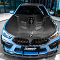 CMST Carbon BMW M8 F91 F92, 8 Series G16, G15, G15, F91 and F92 Transparent Bonnet
