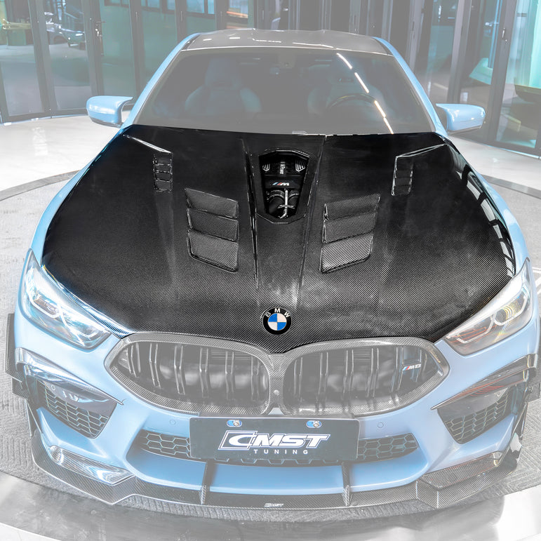 CMST Carbon BMW M8 F91 F92, 8 Series G16, G15, G15, F91 and F92 Transparent Bonnet