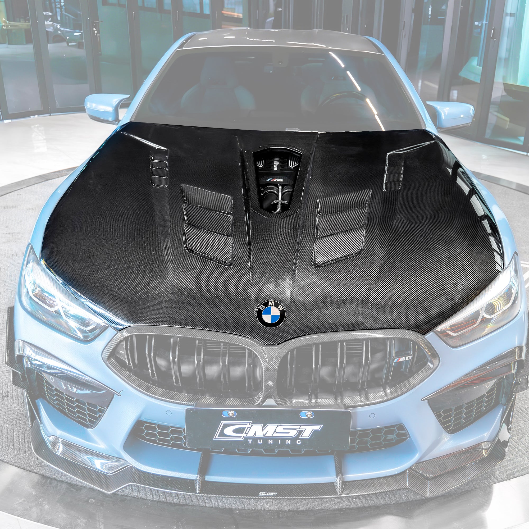 CMST Carbon BMW M8 F91 F92, 8 Series G16, G15, G15, F91 and F92 Transparent Bonnet