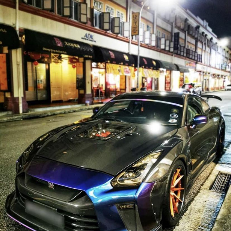 CMST Carbon Fiber Engine Cover for Nissan GTR GT-R R35 2008-2016 - Robot Bodykits