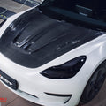 CMST Tuning Carbon Fiber Hood Ver.1 for Tesla Model 3 - Robot Bodykits
