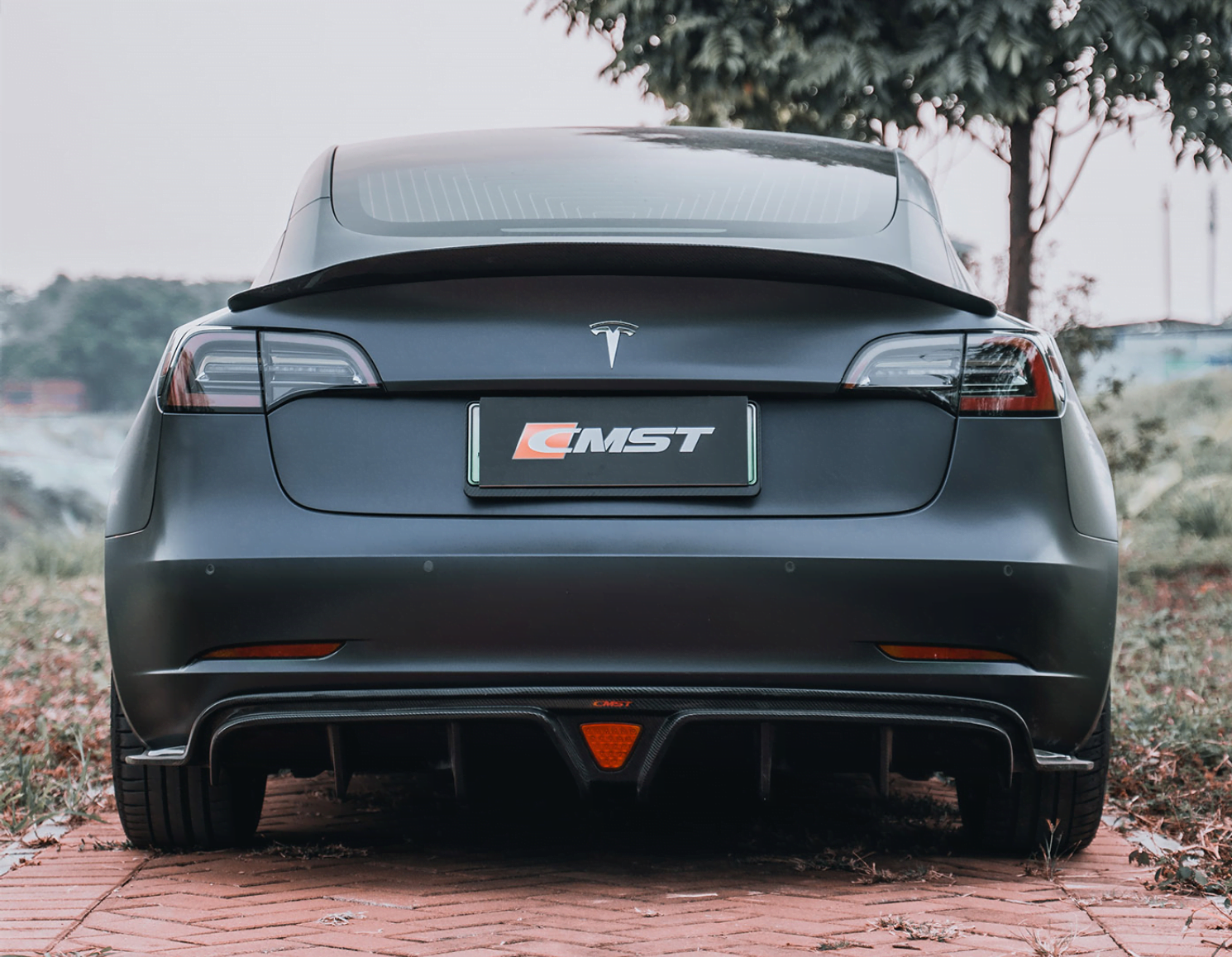 CMST Carbon Fiber Full Body Kit Style A for Tesla Model 3 - Robot Bodykits