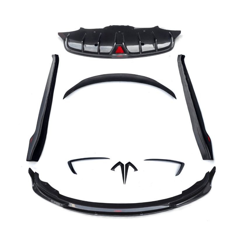 CMST Carbon Fiber Full Body Kit Style C for Tesla Model 3 - Robot Bodykits