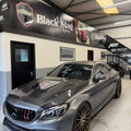 CMST Tuning Carbon Tempered Glass Transparent Bonnet For Mercedes Benz 2015-2020 AMG C63 Sedan Coupe 2 Door 4 Door - Robot Bodykits
