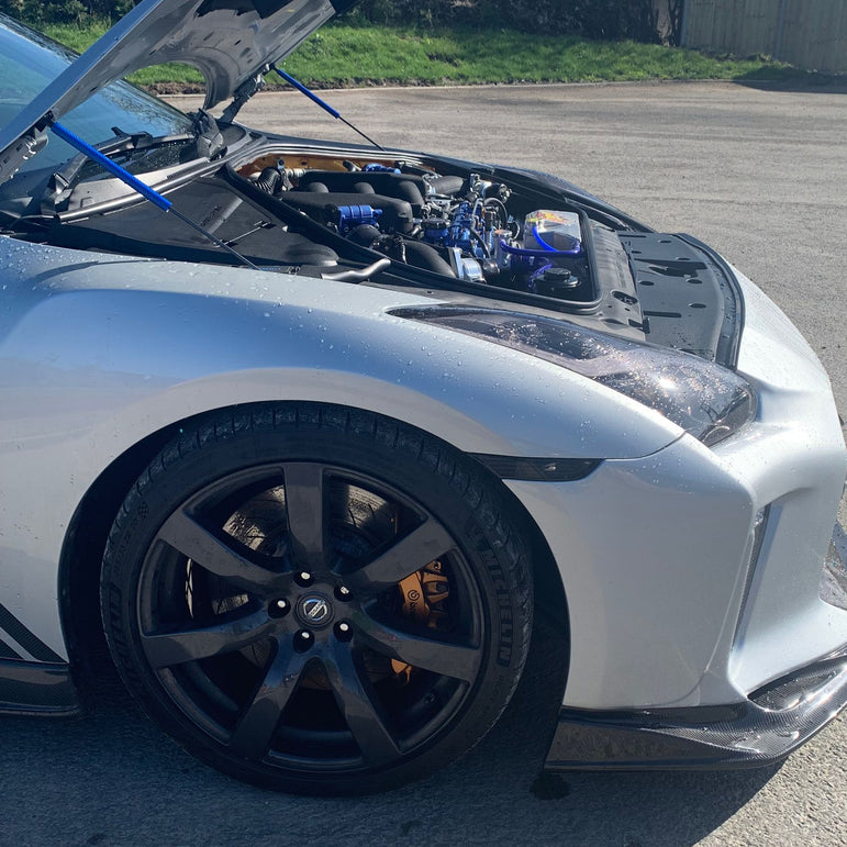 CMST TS Style Front Bumper & Front Lip for Nissan GTR GT-R R35 2008-2022 Carbon Fiber / FRP