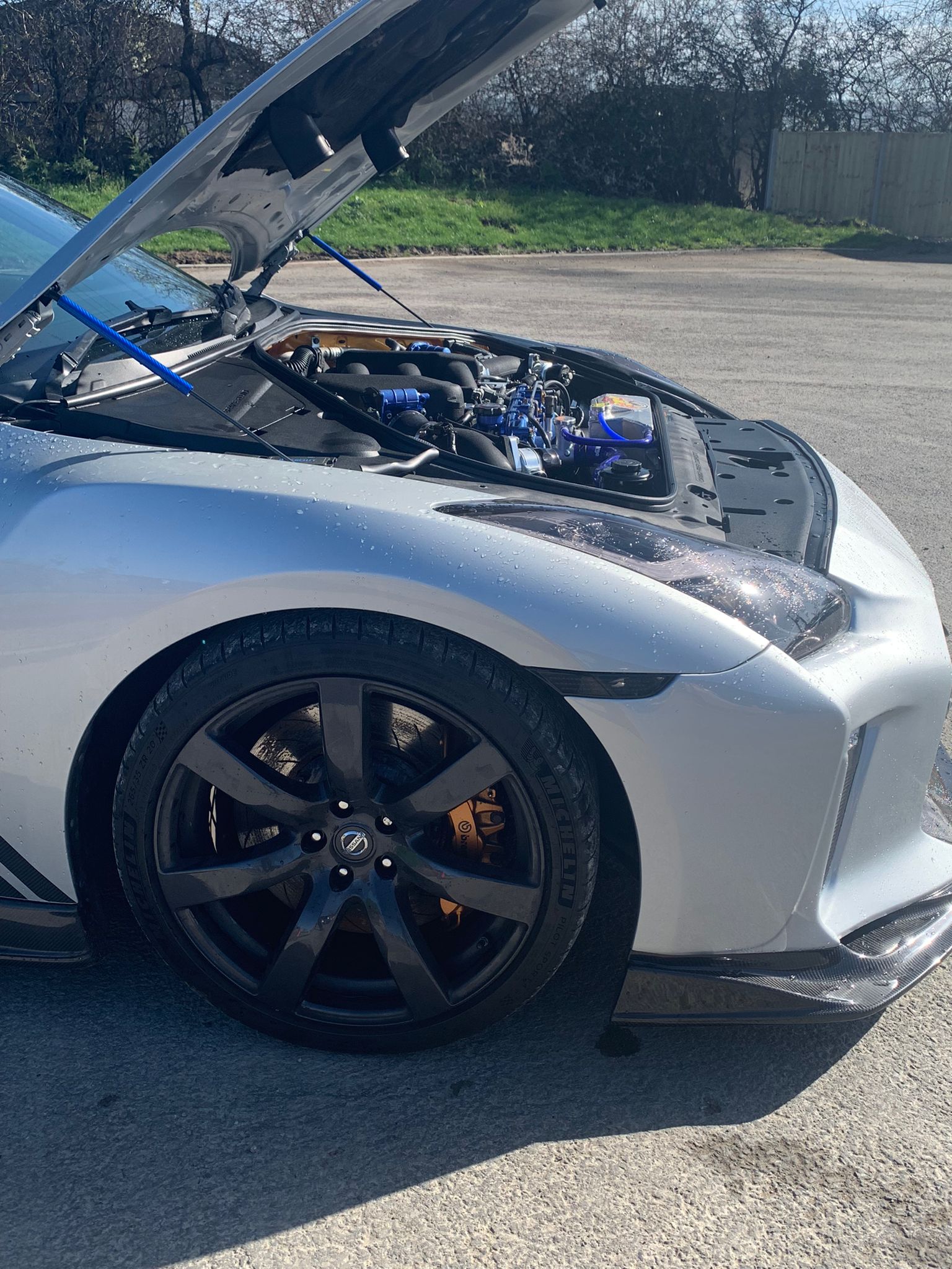 CMST TS Style Front Bumper & Front Lip for Nissan GTR GT-R R35 2008-2022 Carbon Fiber / FRP