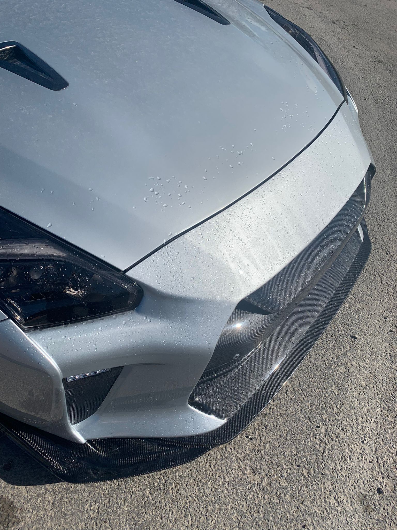 CMST TS Style Front Bumper & Front Lip for Nissan GTR GT-R R35 2008-2022 Carbon Fiber / FRP