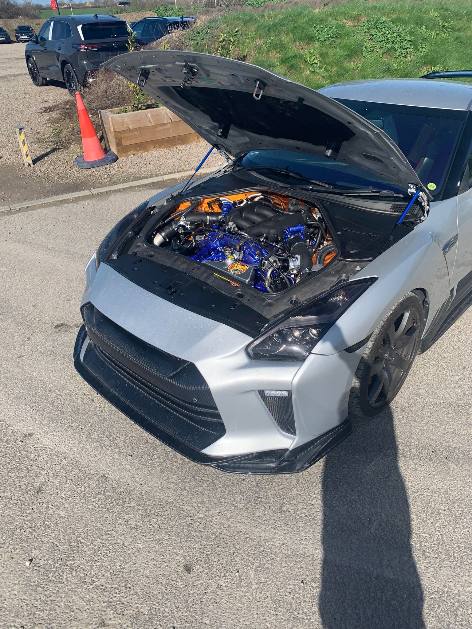 CMST TS Style Front Bumper & Front Lip for Nissan GTR GT-R R35 2008-2022 Carbon Fiber / FRP