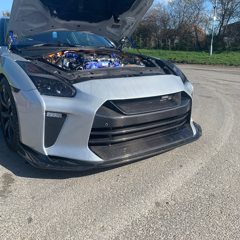 CMST TS Style Front Bumper & Front Lip for Nissan GTR GT-R R35 2008-2022 Carbon Fiber / FRP