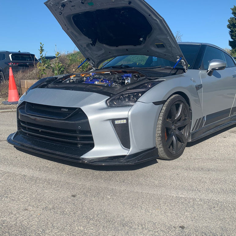 CMST TS Style Front Bumper & Front Lip for Nissan GTR GT-R R35 2008-2022 Carbon Fiber / FRP