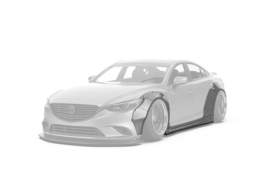 Robot Craftsman Mazda 6 2014-2017 Widebody Kit Fibre Glass Reinforced Plastic Complete Body Kit (FRP)