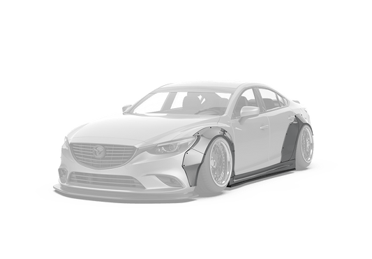 Robot Craftsman Mazda 6 2014-2017 Widebody Kit Fibre Glass Reinforced Plastic Complete Body Kit (FRP) 922