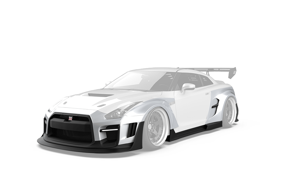 Robot Craftsman Nissan GTR Body Kit R35 WIDEBODY Fibre Glass Reinforced Plastic Complete Body Kit (FRP)