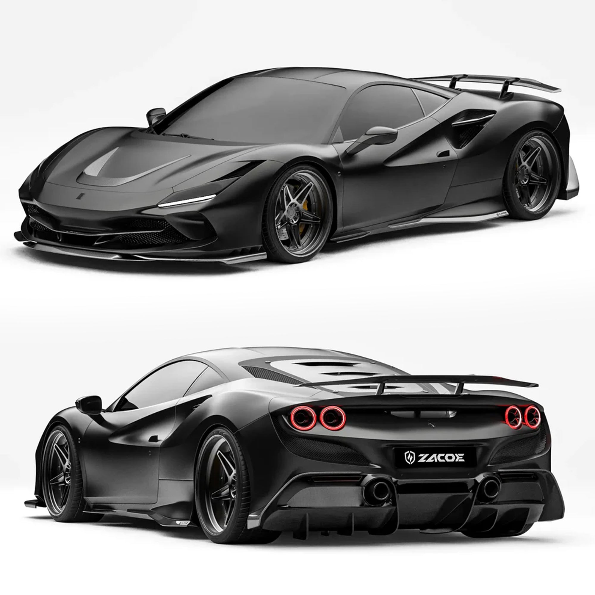 ZACOE Ferrari F8 Tributo Carbon Fibre Body kit (14pcs/set)