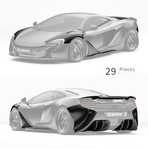 ZACOE McLaren 650S/ MP4-12C Carbon Fibre Body Kit (29pcs/set)