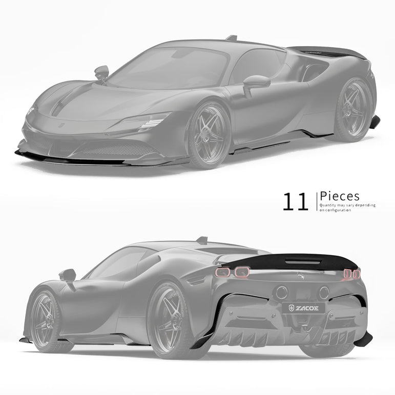 ZACOE Ferrari SF90 Stradale Carbon Fibre Body kit (11pcs/set)