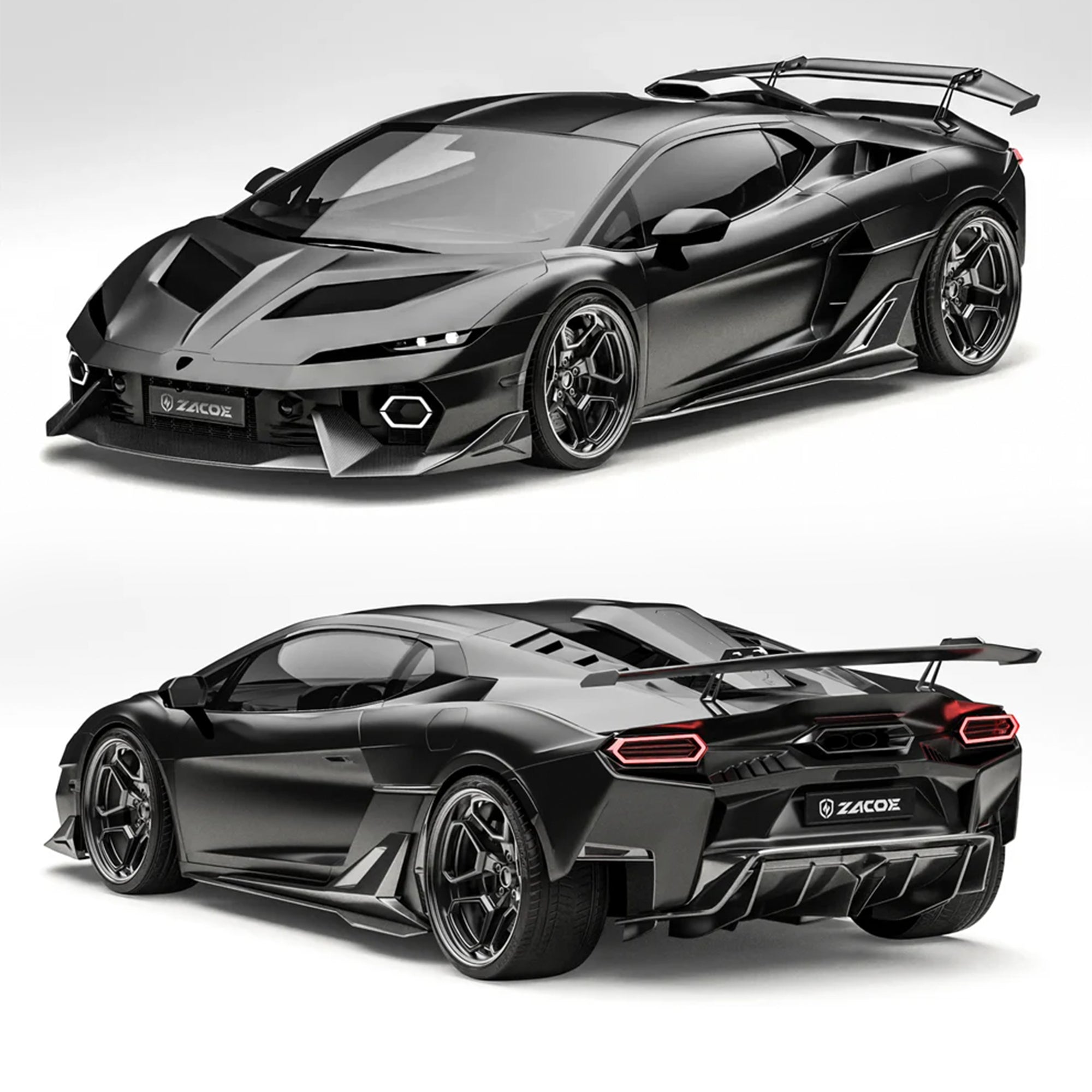 ZACOE Lamborghini Temerario 2025+ Carbon Fibre Body Kit (17pcs/Set)