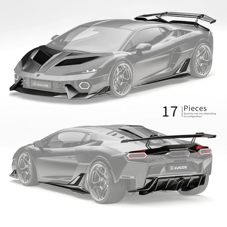 ZACOE Lamborghini Temerario 2025+ Carbon Fibre Body Kit (17pcs/Set)