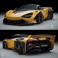 ZACOE McLaren 720s Galaxy Carbon Fibre Wide Body Kit (43pcs/set)
