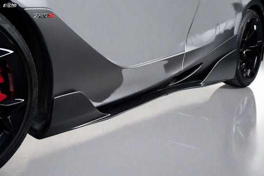 SD Carbon McLaren 720s R Style Dry-Carbon Side Skirts ( 4 ) 994