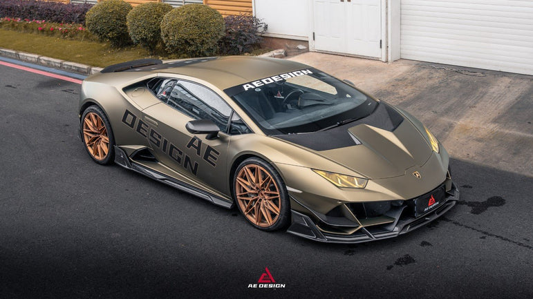 AE Design Lamborghini Huracan EVO AWD 2020 - 2023 Dry Pre - preg Carbon Fiber Full Bodykit Aftermarket Carbon Fiber Part / Bodykit - Robot Bodykits