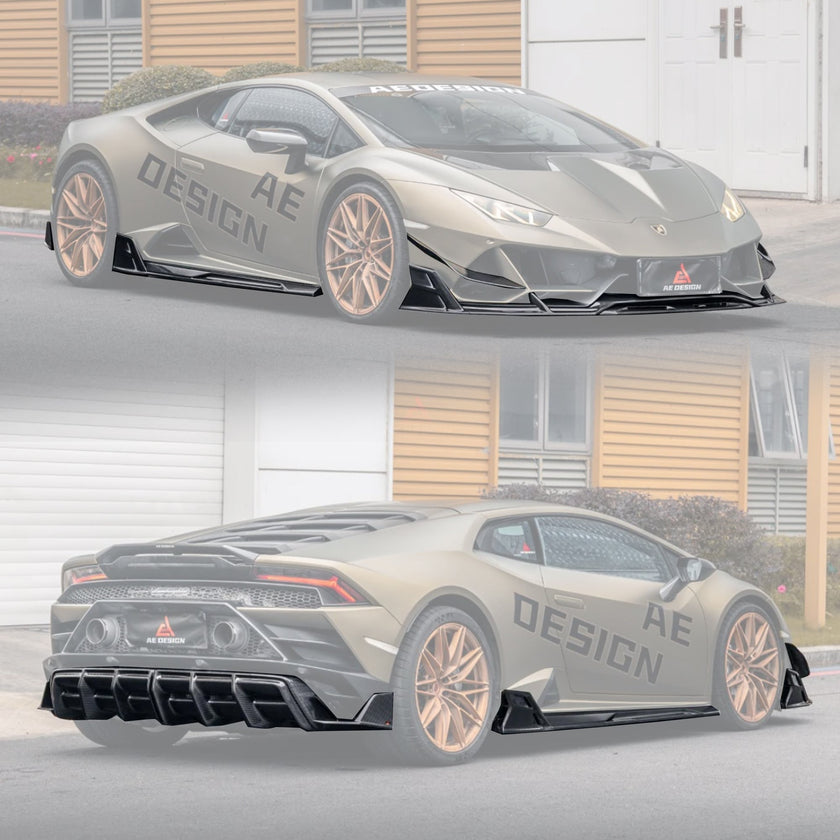 AE Design Lamborghini Huracan EVO AWD 2020 - 2023 Dry Pre - preg Carbon Fiber Full Bodykit Aftermarket Carbon Fiber Part / Bodykit - Robot Bodykits