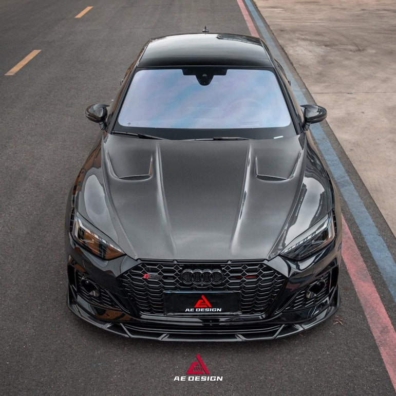 AE Design Prepreg Carbon Fibre Hood/Bonnet For Audi RS5 S5 A5 B9 B9.5 2017-Early 2025 Aftermarket Carbon Fiber Part / Bodykit - Robot Bodykits