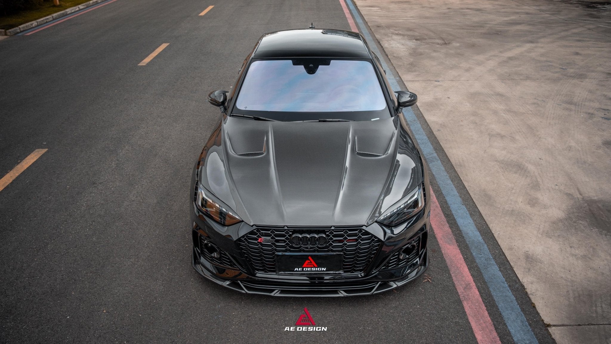 AE Design Prepreg Carbon Fibre Hood/Bonnet For Audi RS5 S5 A5 B9 B9.5 2017-Early 2025 Aftermarket Carbon Fiber Part / Bodykit - Robot Bodykits