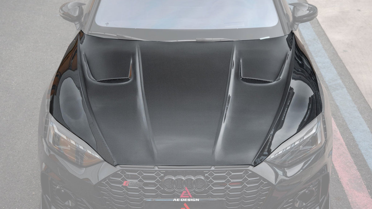 AE Design Prepreg Carbon Fibre Hood/Bonnet For Audi RS5 S5 A5 B9 B9.5 2017-Early 2025 Aftermarket Carbon Fiber Part / Bodykit - Robot Bodykits