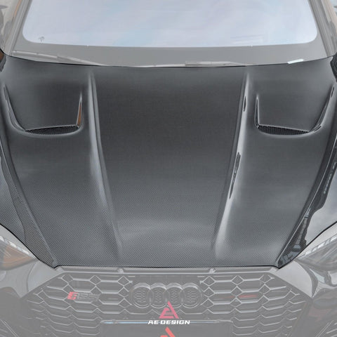 AE Design Prepreg Carbon Fibre Hood/Bonnet For Audi RS5 S5 A5 B9 B9.5 2017-Early 2025 Aftermarket Carbon Fiber Part / Bodykit - Robot Bodykits