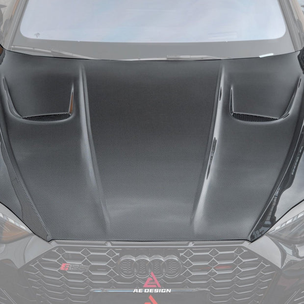 AE Design Prepreg Carbon Fibre Hood/Bonnet For Audi RS5 S5 A5 B9 B9.5 2017-Early 2025 Aftermarket Carbon Fiber Part / Bodykit - Robot Bodykits