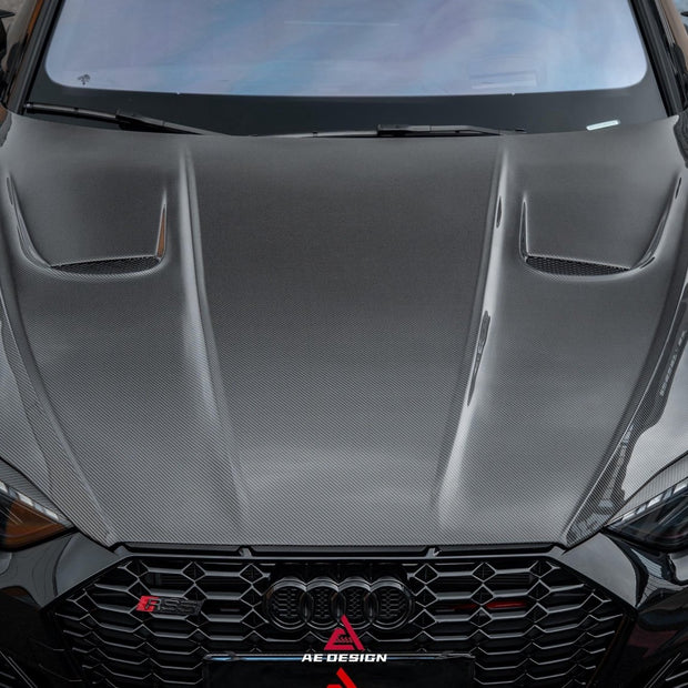 AE Design Prepreg Carbon Fibre Hood/Bonnet For Audi RS5 S5 A5 B9 B9.5 2017-Early 2025 Aftermarket Carbon Fiber Part / Bodykit - Robot Bodykits