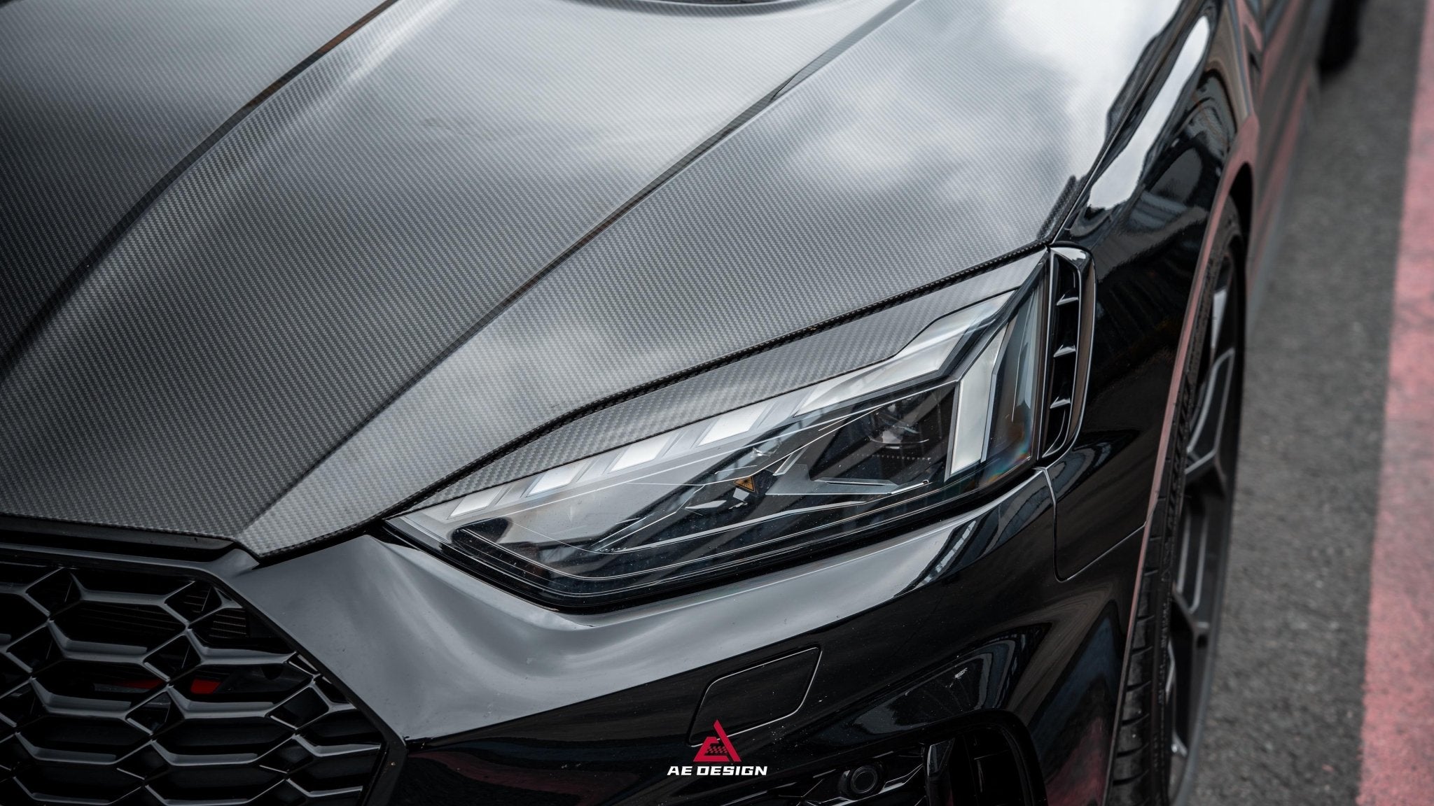 AE Design Prepreg Carbon Fibre Hood/Bonnet For Audi RS5 S5 A5 B9 B9.5 2017-Early 2025 Aftermarket Carbon Fiber Part / Bodykit - Robot Bodykits