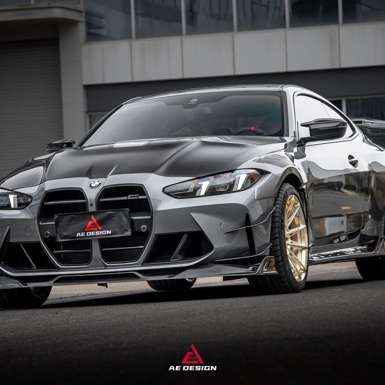 AE Design Prepreg Carbon Fibre Hood/Bonnet For BMW M3 / M4 G80 G82 & G83 Aftermarket Carbon Fiber Part / Bodykit - Robot Bodykits