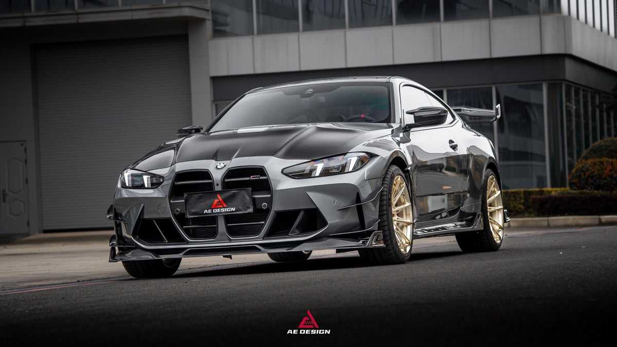 AE Design Prepreg Carbon Fibre Hood/Bonnet For BMW M3 / M4 G80 G82 & G83 Aftermarket Carbon Fiber Part / Bodykit - Robot Bodykits