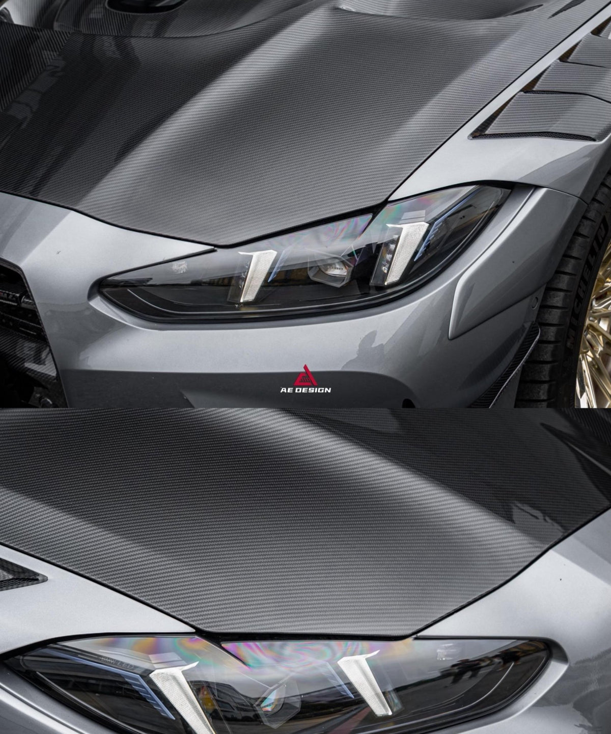 AE Design Prepreg Carbon Fibre Hood/Bonnet For BMW M3 / M4 G80 G82 & G83 Aftermarket Carbon Fiber Part / Bodykit - Robot Bodykits