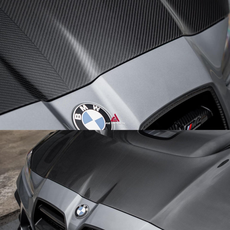 AE Design Prepreg Carbon Fibre Hood/Bonnet For BMW M3 / M4 G80 G82 & G83 Aftermarket Carbon Fiber Part / Bodykit - Robot Bodykits