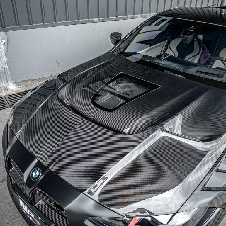 AE Design Prepreg Carbon Fibre Hood/Bonnet For BMW M3 / M4 G80 G82 & G83 Aftermarket Carbon Fiber Part / Bodykit - Robot Bodykits