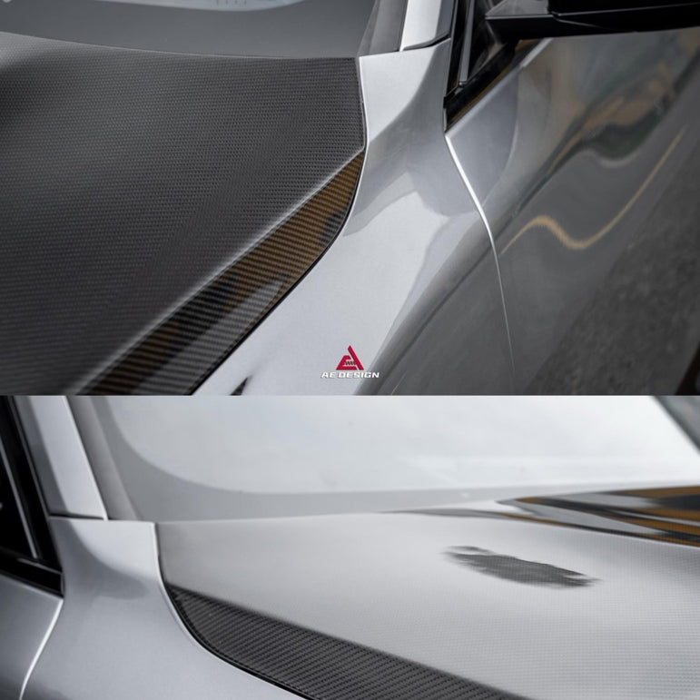 AE Design Prepreg Carbon Fibre Widebody Front Fender for BMW M3 / M4 G80 G82 & G83 Aftermarket Carbon Fiber Part / Bodykit - Robot Bodykits