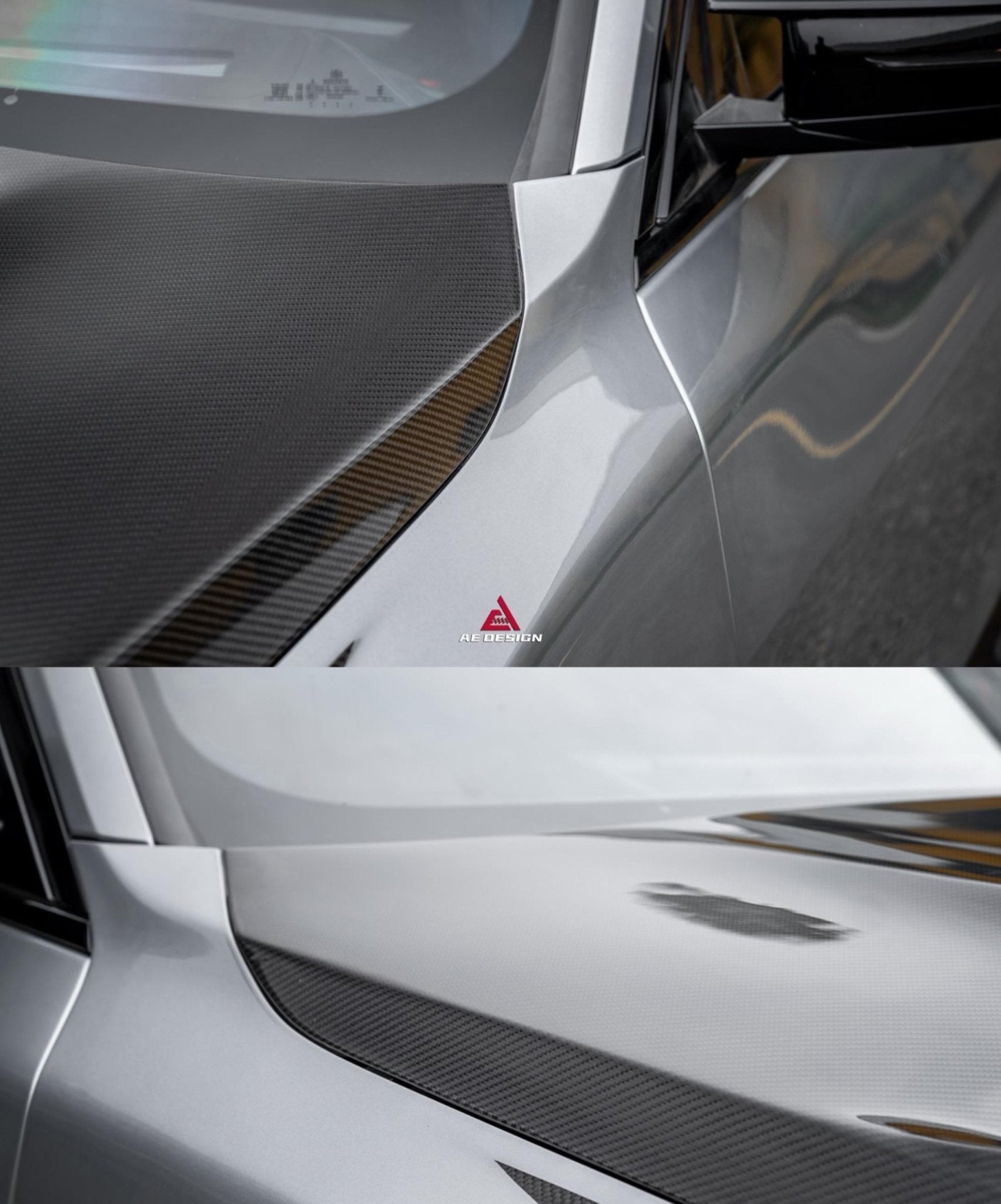 AE Design Prepreg Carbon Fibre Widebody Front Fender for BMW M3 / M4 G80 G82 & G83 Aftermarket Carbon Fiber Part / Bodykit - Robot Bodykits