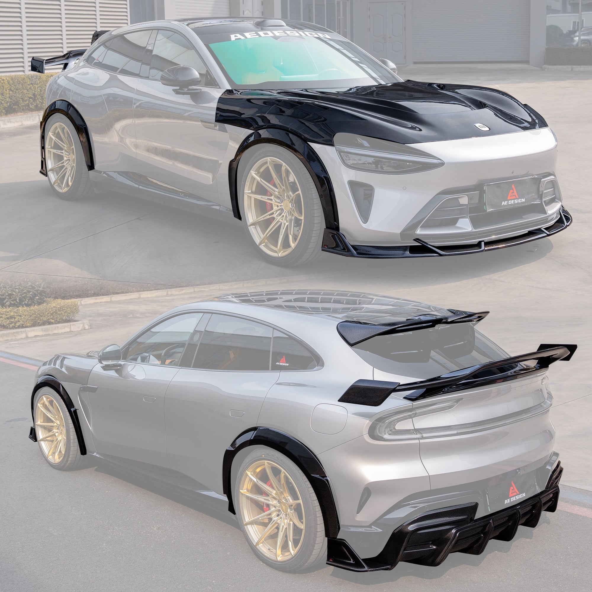 AE Design Xiaomi YU7 Full Gloss Prepreg Carbon Fibre Body Kit Aftermarket Carbon Fiber Part / Bodykit - Robot Bodykits