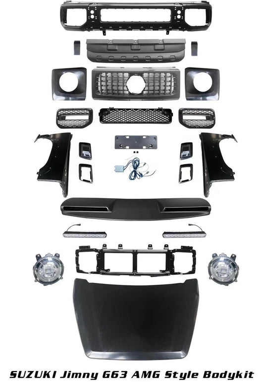 AMG G63 Style Conversion Body Kit for Suzuki Jimny / Sierra Aftermarket Carbon Fiber Part / Bodykit - Robot Bodykits