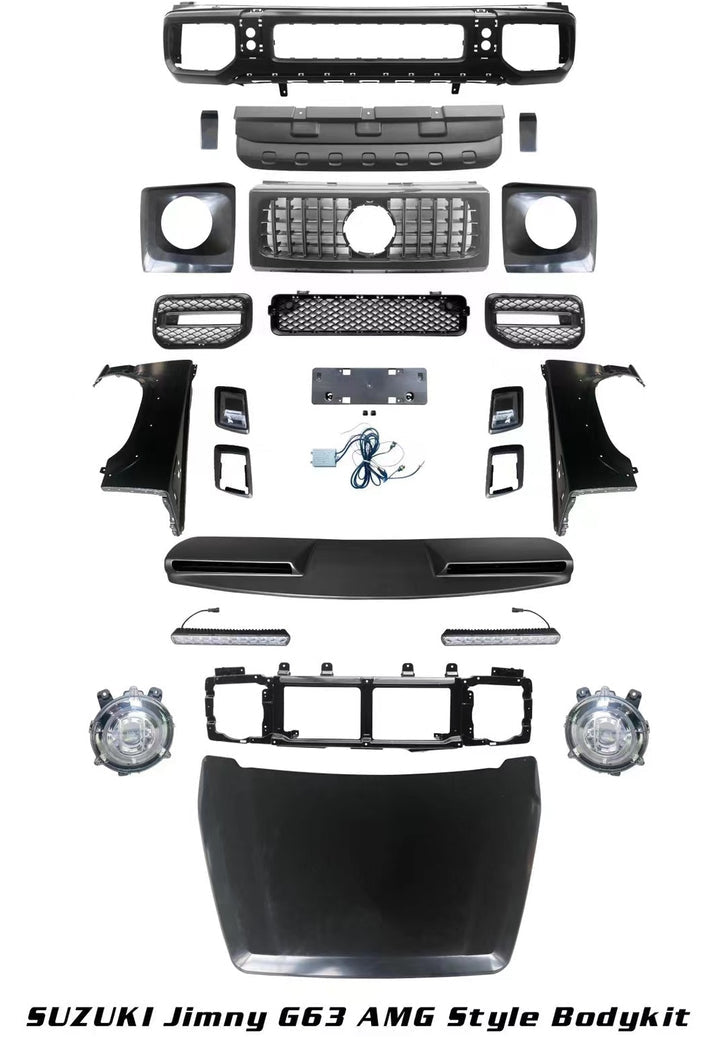 AMG G63 Style Conversion Body Kit for Suzuki Jimny / Sierra Aftermarket Carbon Fiber Part / Bodykit - Robot Bodykits