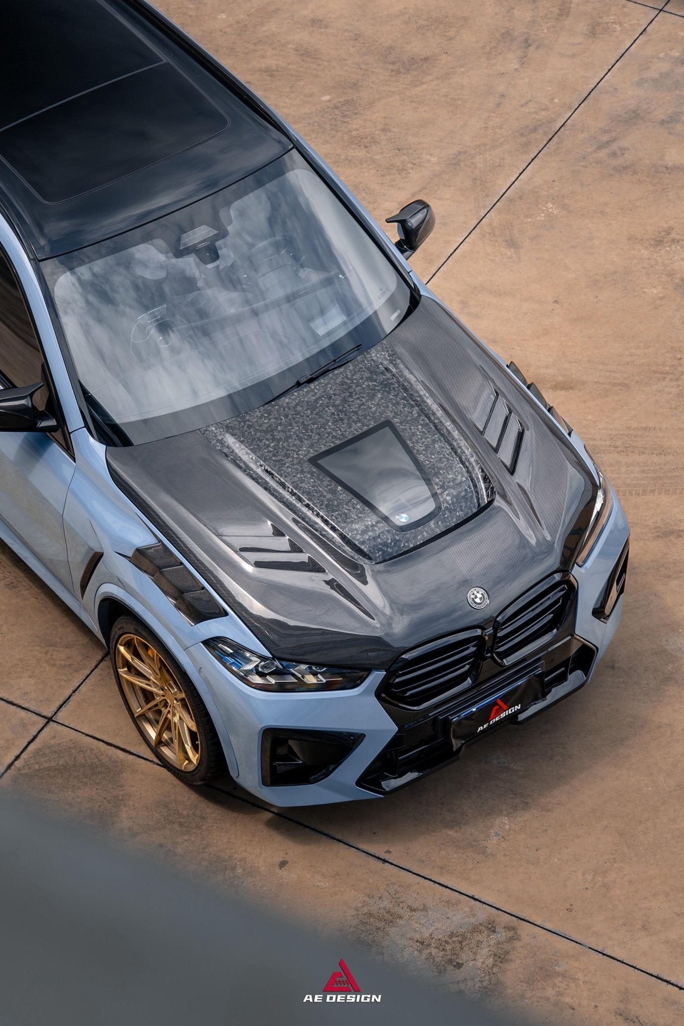 Armorextend AE Design Carbon Fiber Hood for BMW X5 X5M/C X6 X6M/C F95 F96 G05 G06 Aftermarket Carbon Fiber Part / Bodykit - Robot Bodykits