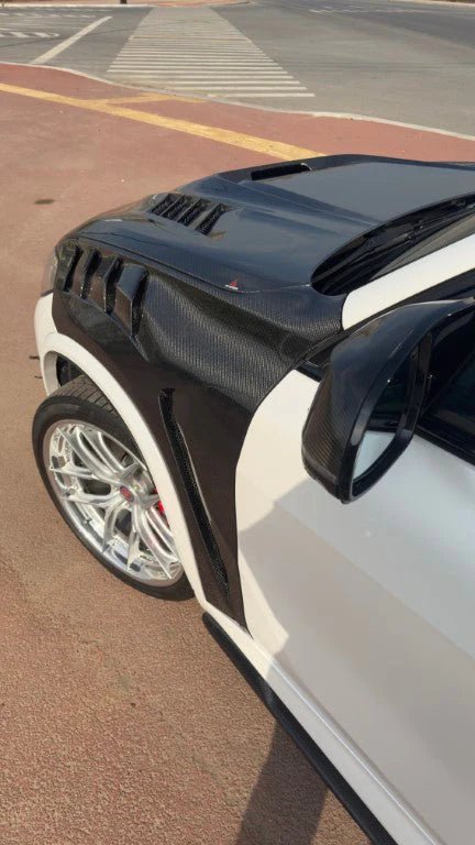 ArmorExtend AE Front Fenders for BMW X5 G05 M50i X/S Drive 40i & X5M X5MC F95 Carbon Fiber Aftermarket Carbon Fiber Part / Bodykit - Robot Bodykits