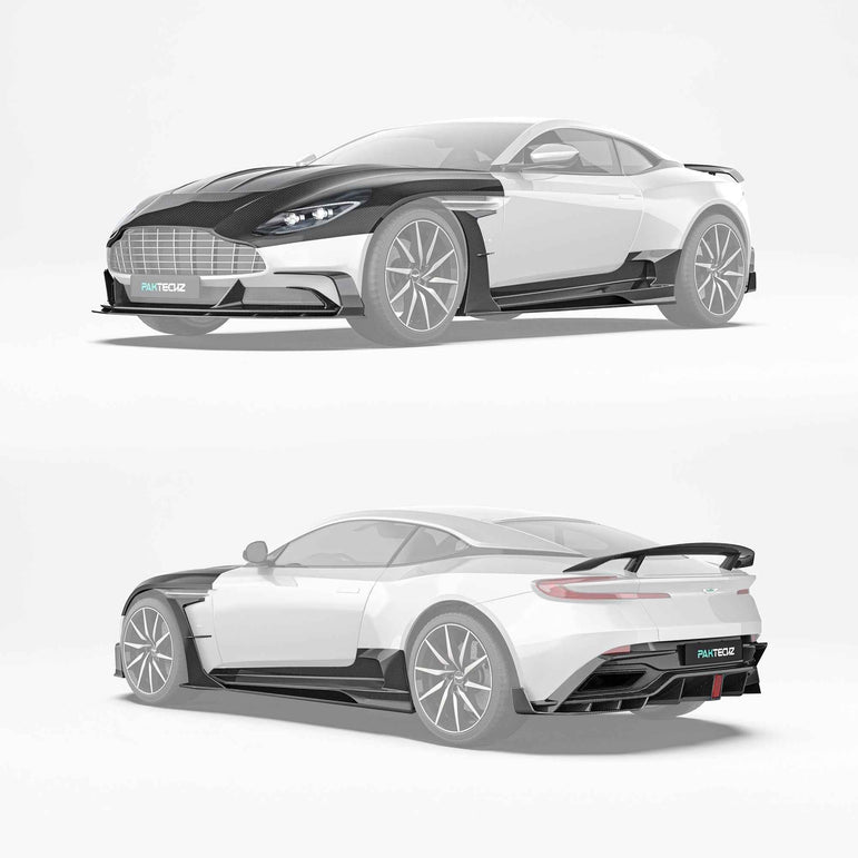 Aston Martin DB11 Paktechz Full Dry Carbon Aerodynamics kit Aftermarket Carbon Fiber Part / Bodykit - Robot Bodykits