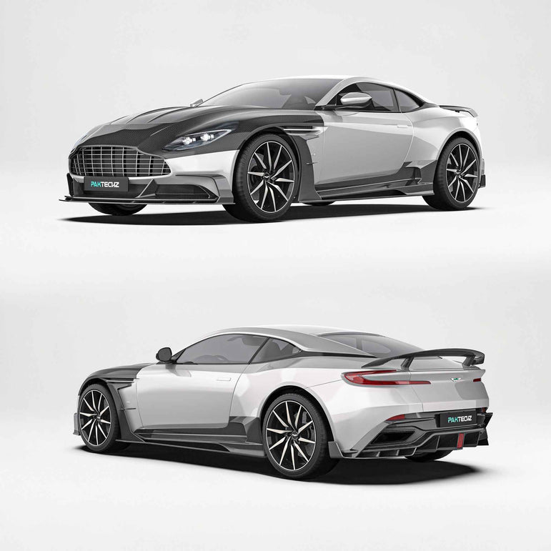 Aston Martin DB11 Paktechz Full Dry Carbon Aerodynamics kit Aftermarket Carbon Fiber Part / Bodykit - Robot Bodykits