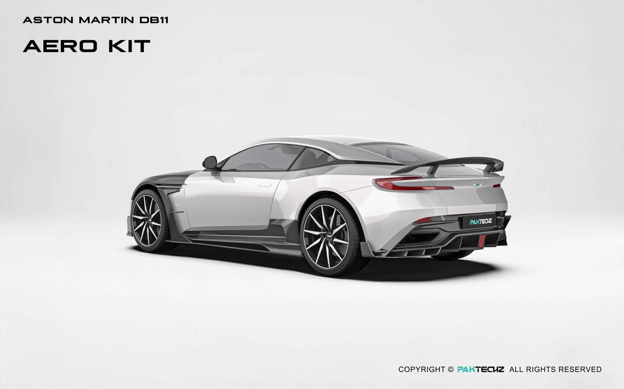 Aston Martin DB11 Paktechz Full Dry Carbon Aerodynamics kit Aftermarket Carbon Fiber Part / Bodykit - Robot Bodykits