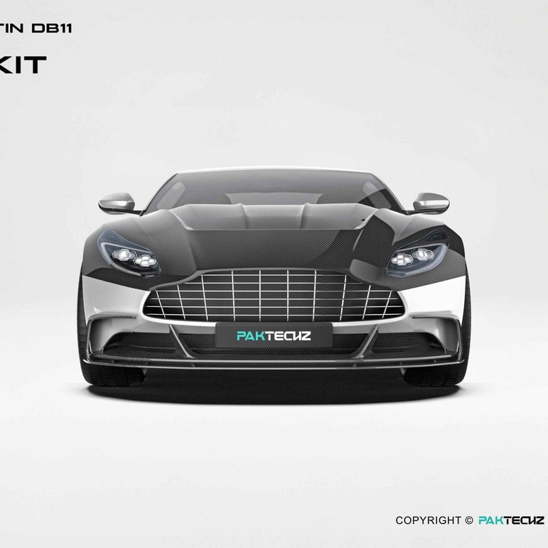 Aston Martin DB11 Paktechz Full Dry Carbon Aerodynamics kit Aftermarket Carbon Fiber Part / Bodykit - Robot Bodykits